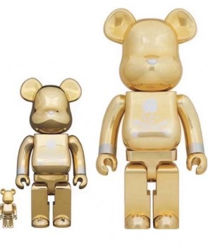 Bearbrick - mastermind JAPAN 1000% gold