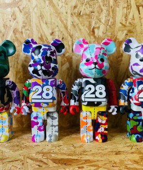 Bearbrick @Bape Play 28th周年 1000%/400% set of 4
