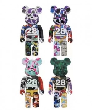 Bearbrick @Bape Play 28th周年 1000%/400% set of 4